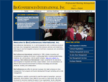 Tablet Screenshot of bioconferences.com